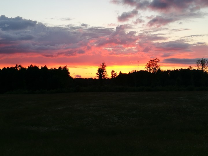 Sunset in Latvia
