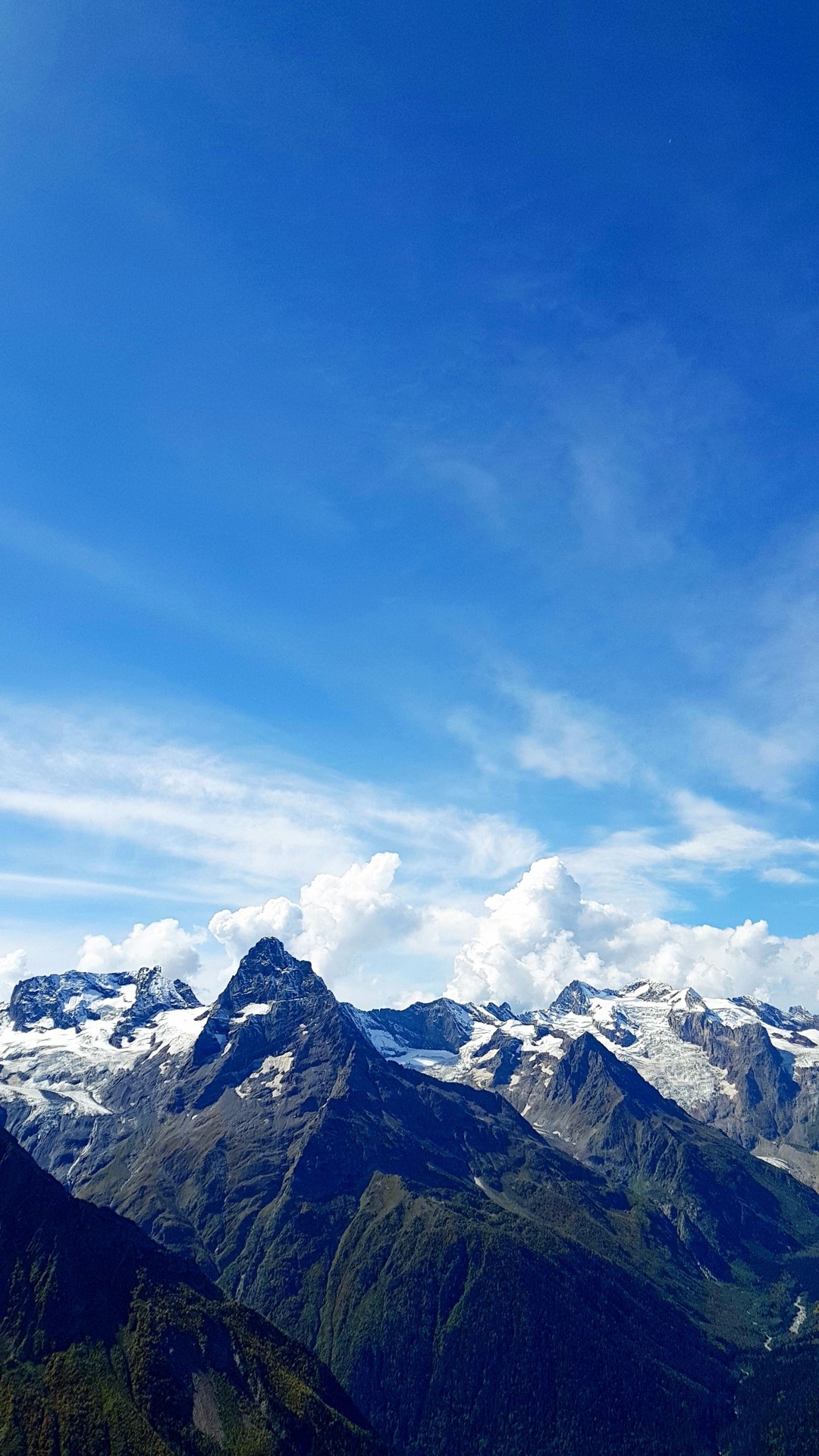 The mountains
