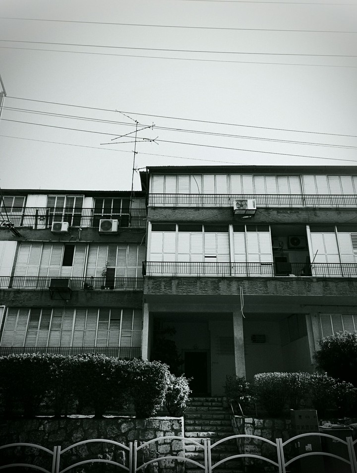 The Black & White Tel-Aviv Street..