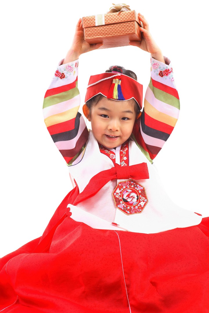 Family in Korean Dress