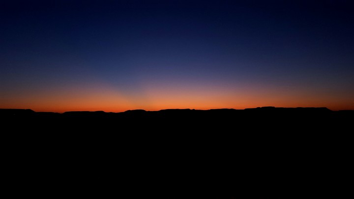 sunset tunisia desert