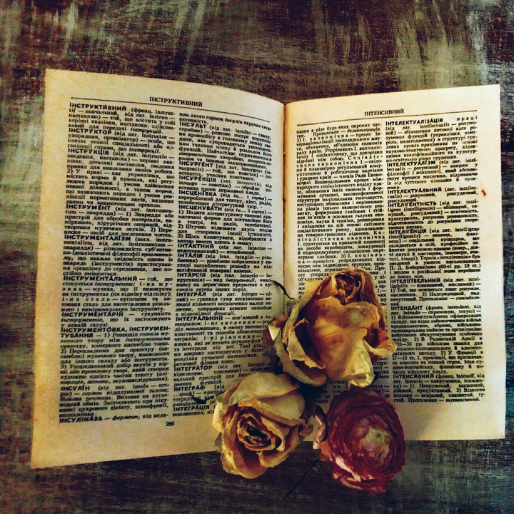 Книга и цветы