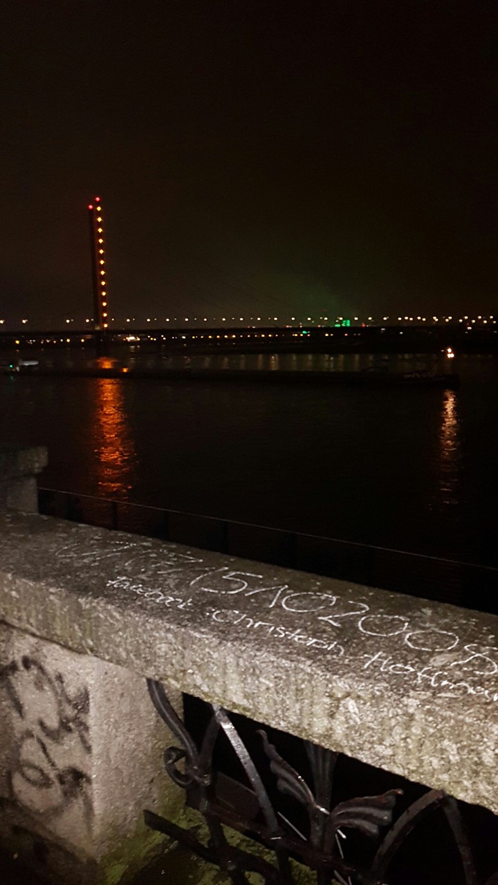 The beautiful night of Düsseldorf