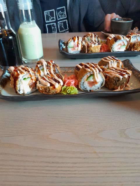 tapety tableware, Sushi