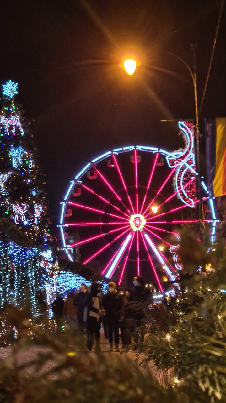 Christmas wheel