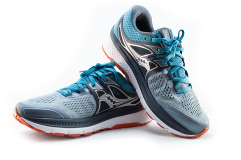papéis de parede sneakers, blue