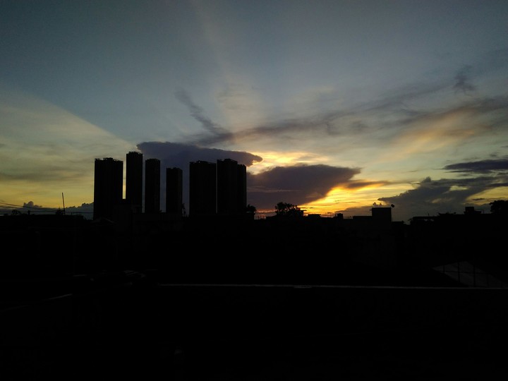 morning skyscrapers