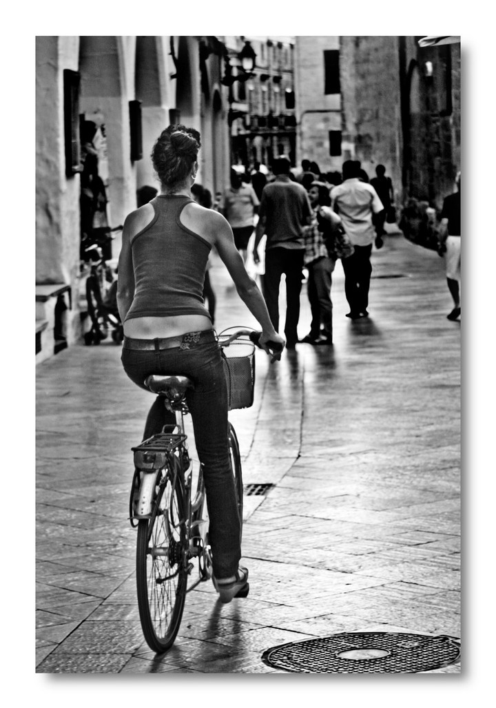 La chica de la bicicleta