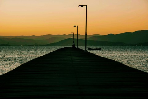street on sea
