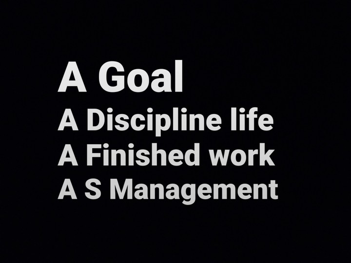 Discipline life