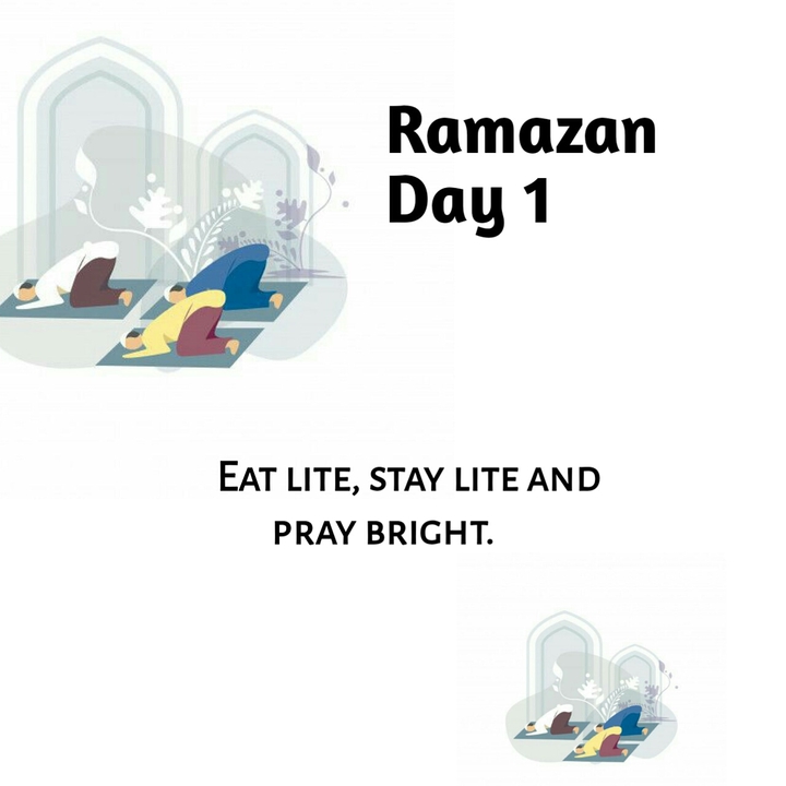 Ramazan reminders.