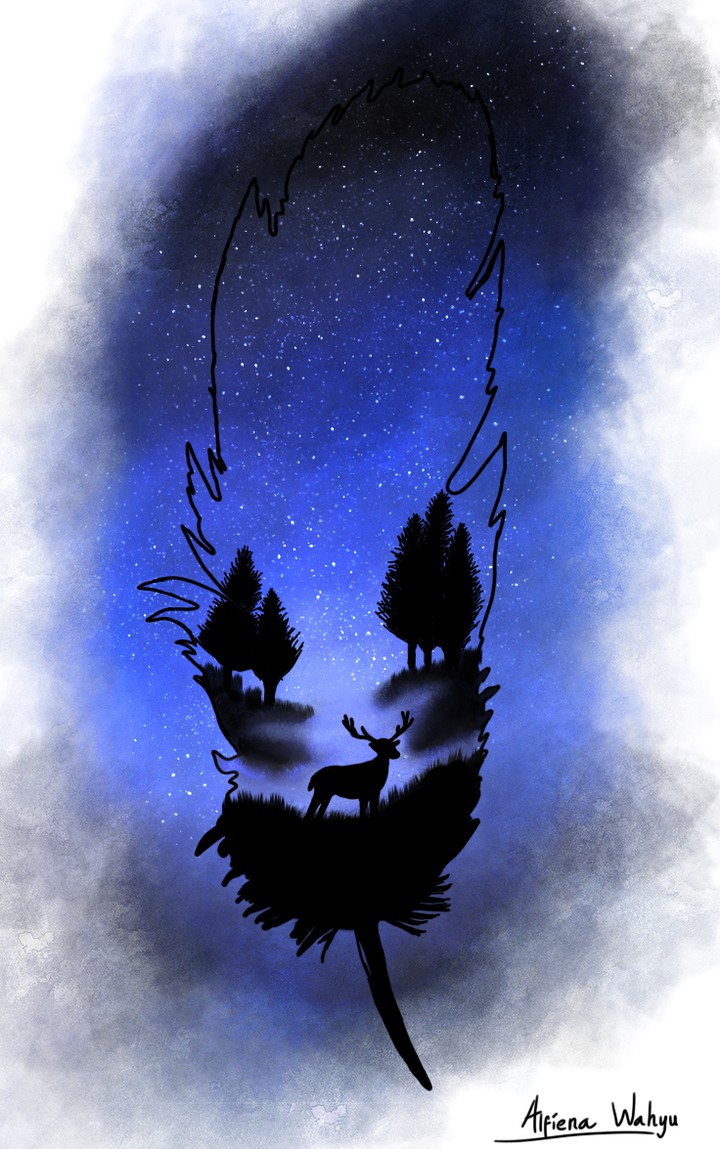 feather in galaxy