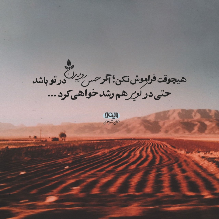 حتی کویر...