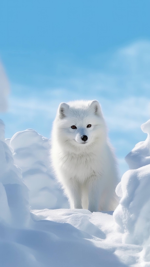 sfondi snow, carnivores