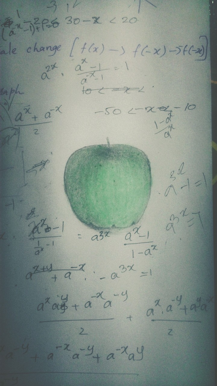 A green apple by me