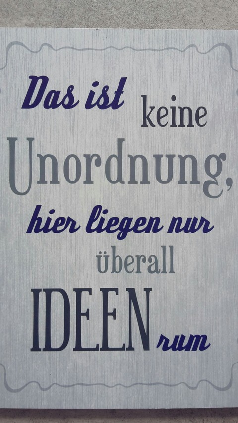 keine unordnung