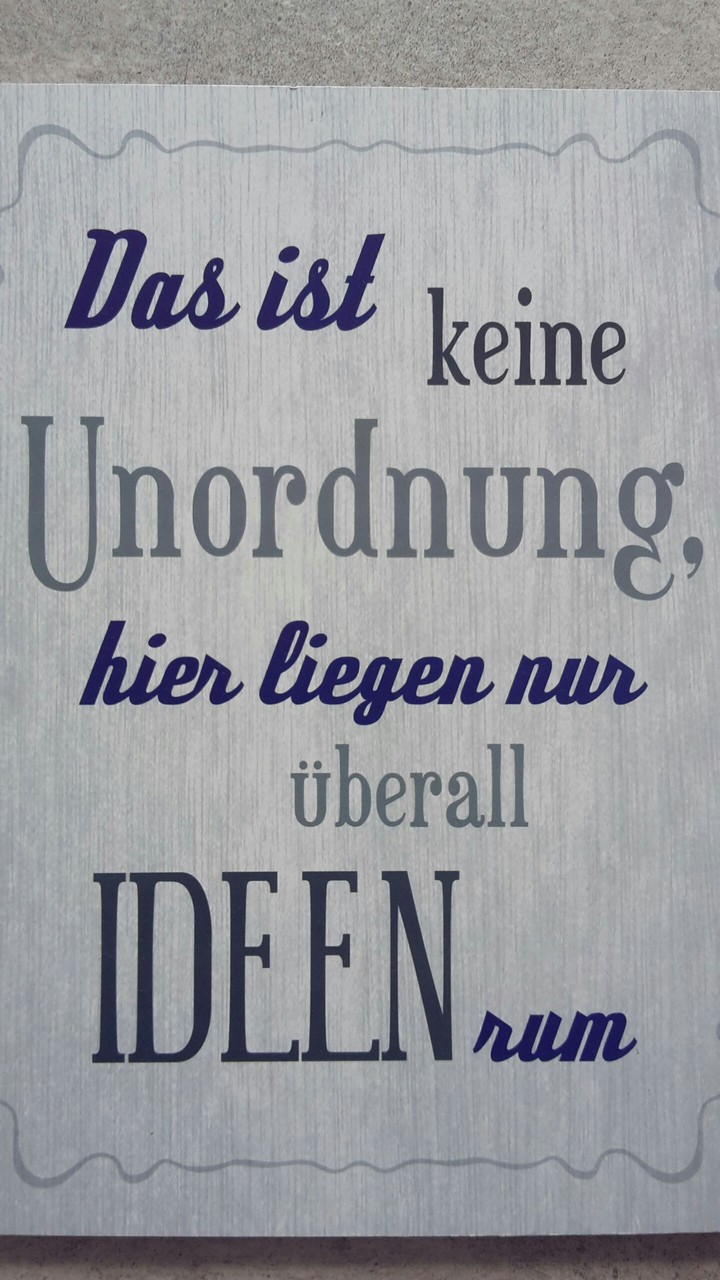 keine unordnung