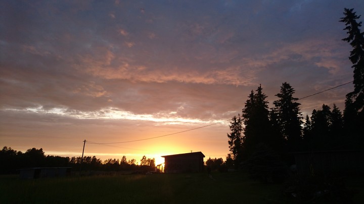 Sunset in Estonia
