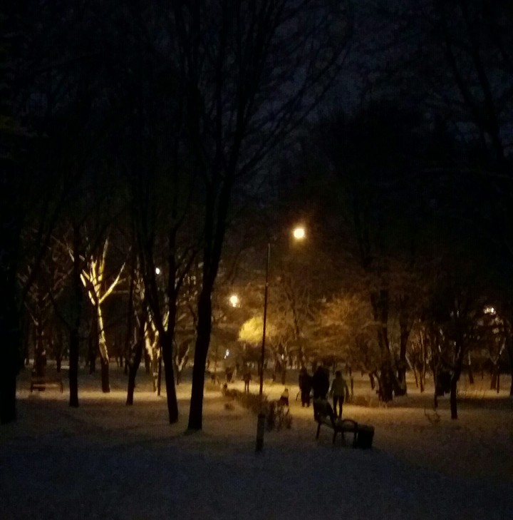 in winter