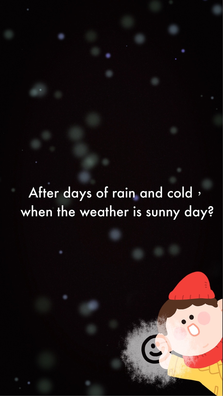 So cold