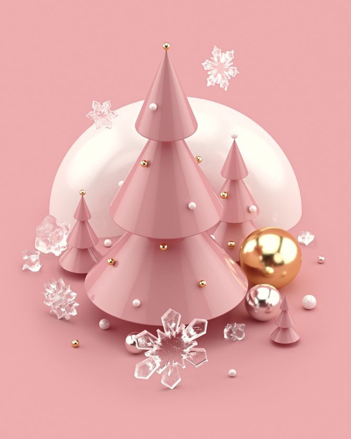 pink Christmas