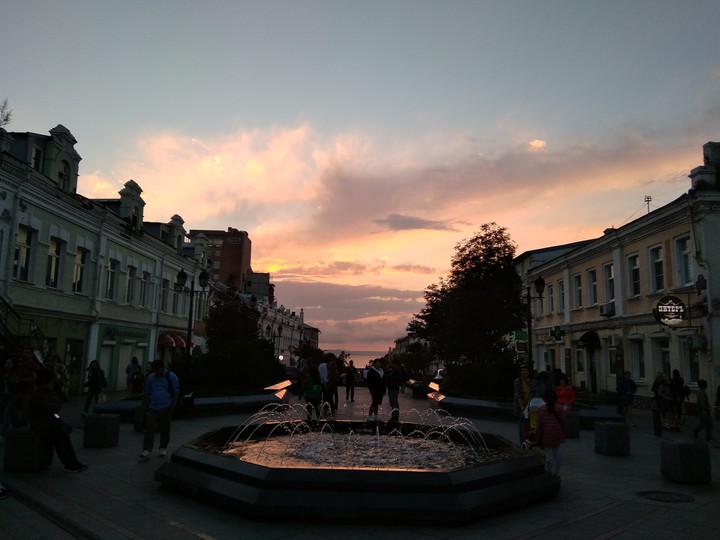 Sunset on the Arbat