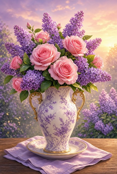 шпалери Vase, flower