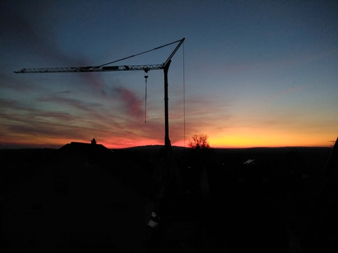 nicht immer kann man den Himmel ungestört genießen