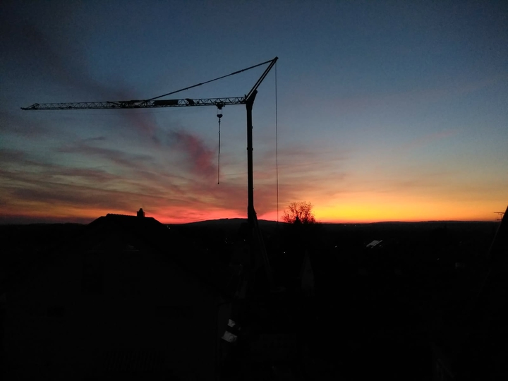 nicht immer kann man den Himmel ungestört genießen