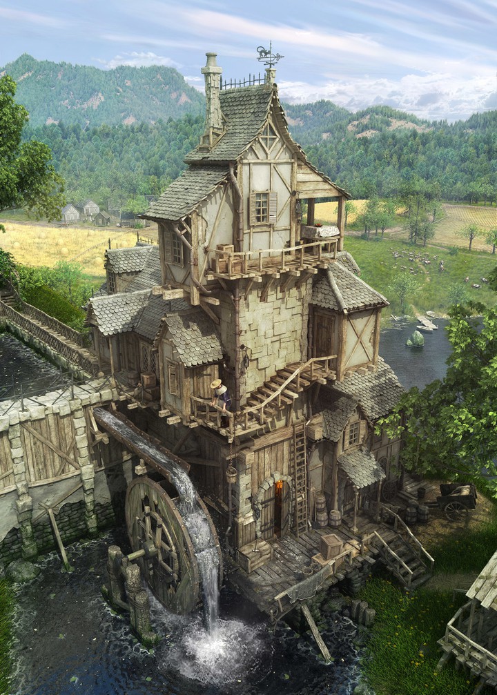 Old watermill