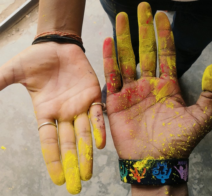 Holi moment