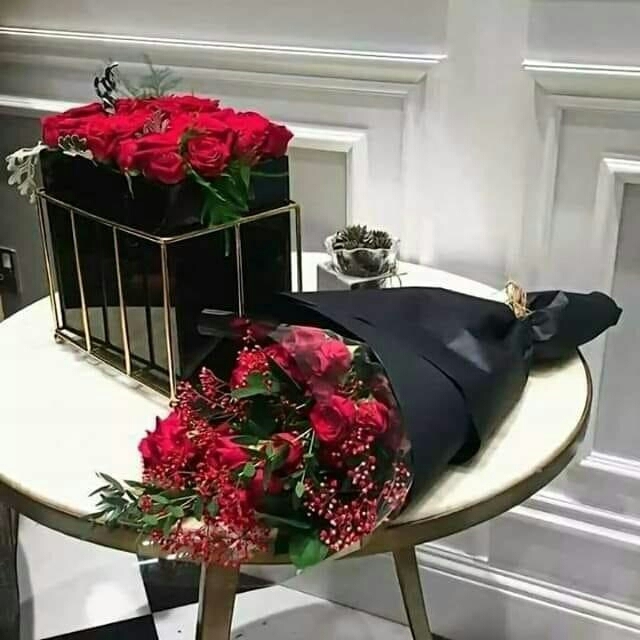 red flowers