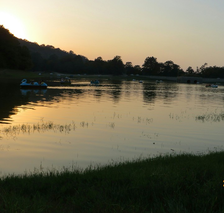 lake at evening