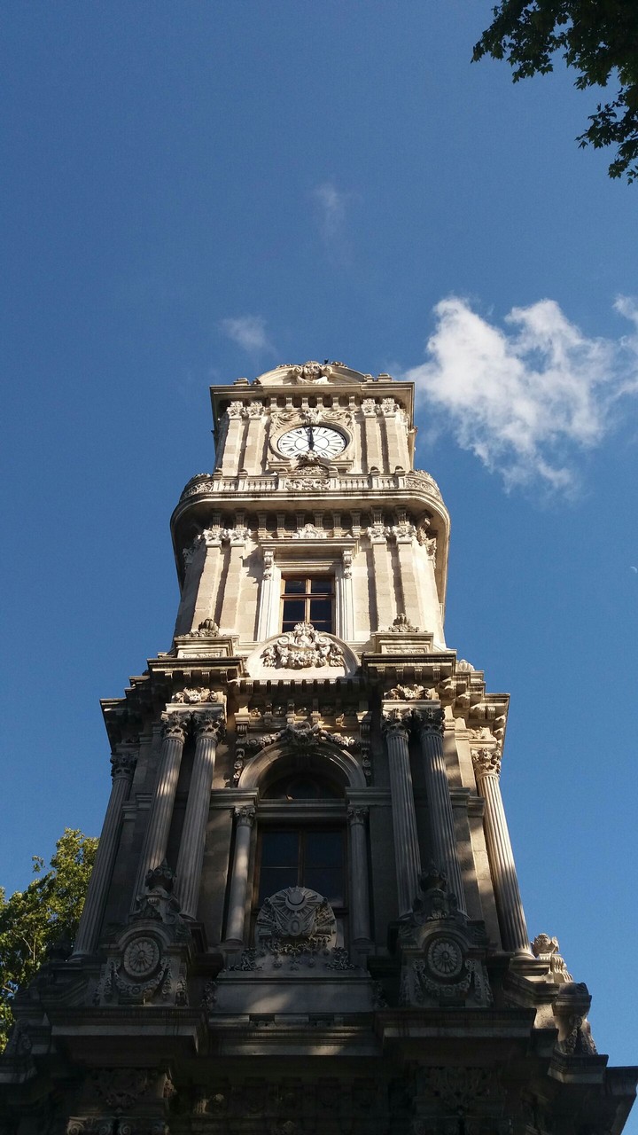 Dolmabahce Palace clock tower