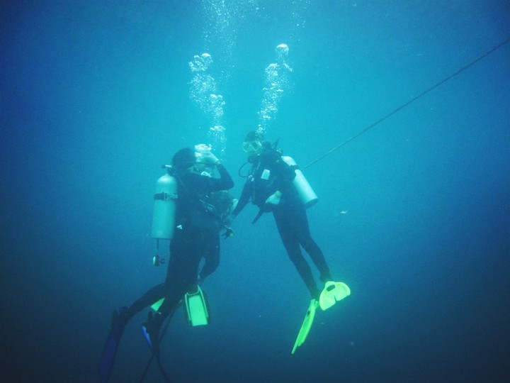 diving
