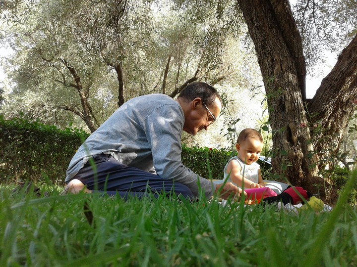 Grand père et la petite