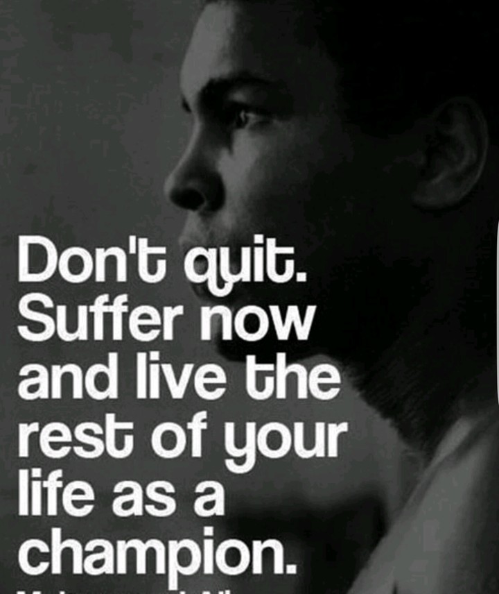 Don't quit