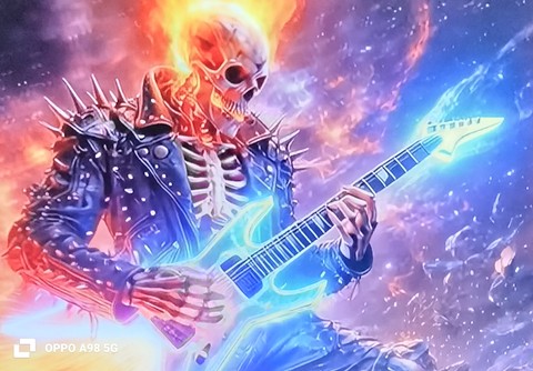 обои chordophone, Skull