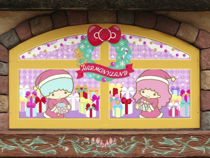 Little Twin Stars Christmas window