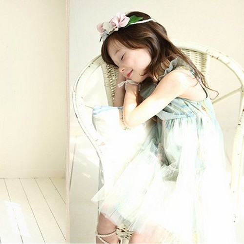 #baby #cute #white #dress #smile #style