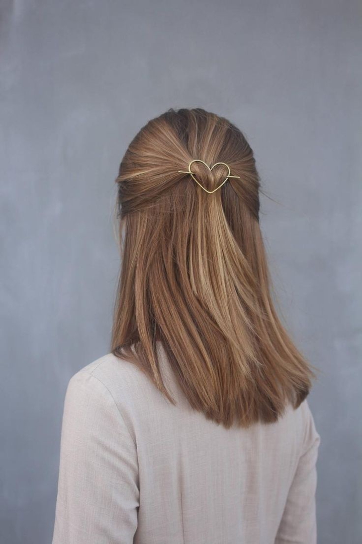 Heart hair clip