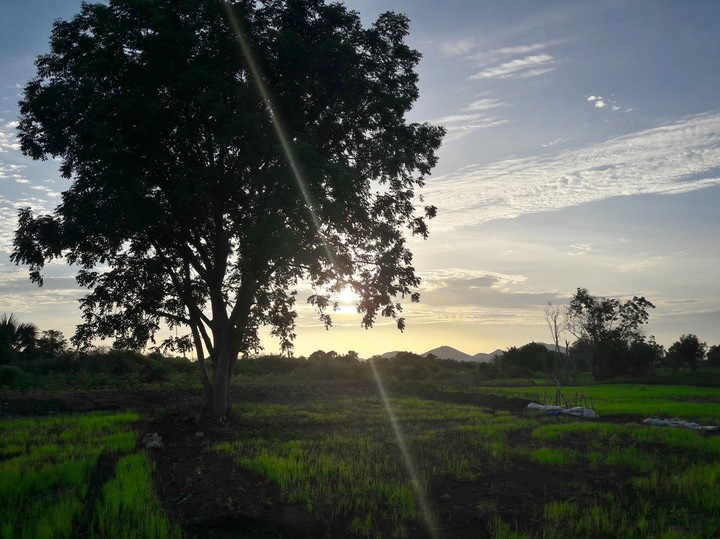 Sunset time