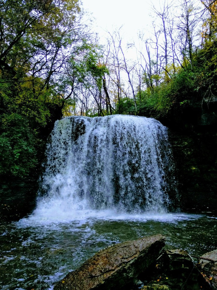 autumn waterfall