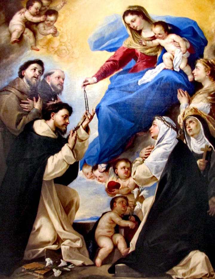Luca Giordano, Our Lady of the Rosary (1657)