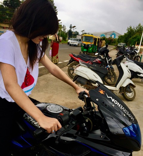 Biker girl