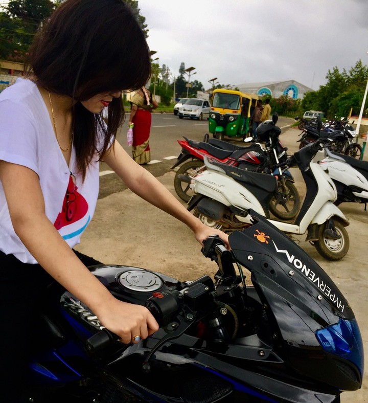 Biker girl
