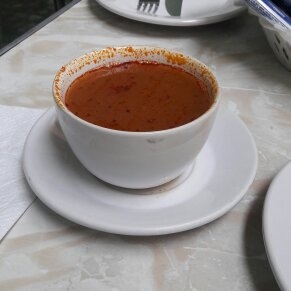 suculento caldo de camarón