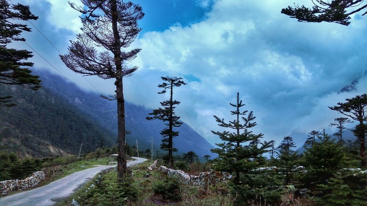 Road through the Mountains
