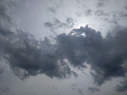 the dark clouds