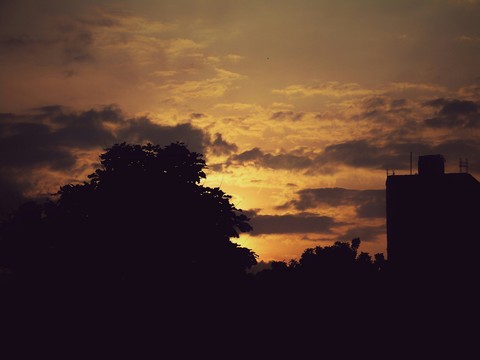 Sunset clouds